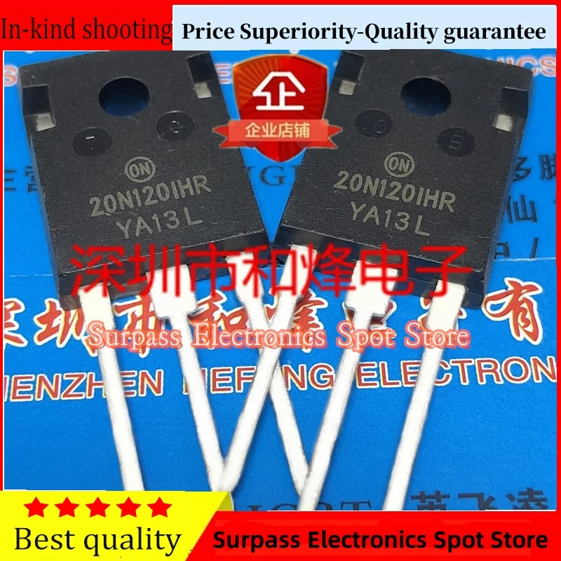 5PCS-10PCS 20N120IHR NGTB20N120IHRWG  TO-247 1200V 20A  Best Quality Guarantee  Quick Delivery Fast Shipping