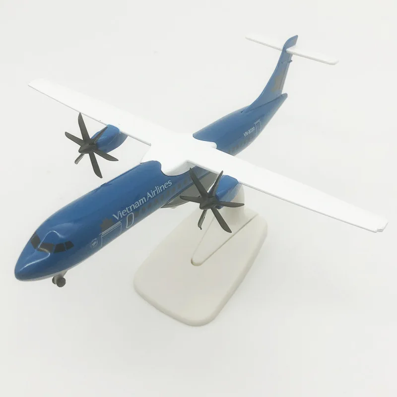 20cm Philippines CEBU PACIFIC AIR ATR Vietnam ATR Airlines Alloy Metal Diecast Airplane Model Plane Aircraft w Wheels Propellers