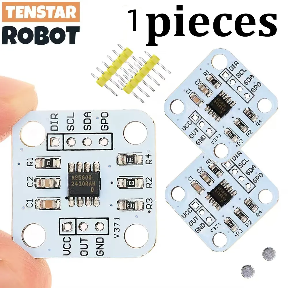 TENSTAR-Capteur magnétique de mesure d'angle à induction, technologie 12 bits, haute précision, AS5600