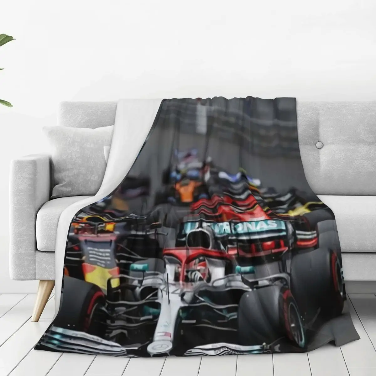 F1 Race Start Blanket Fleece Warm Throw Blankets Sofa Throw Blanket For Couch Bedding Outdoor Throws Bedspread Quilt