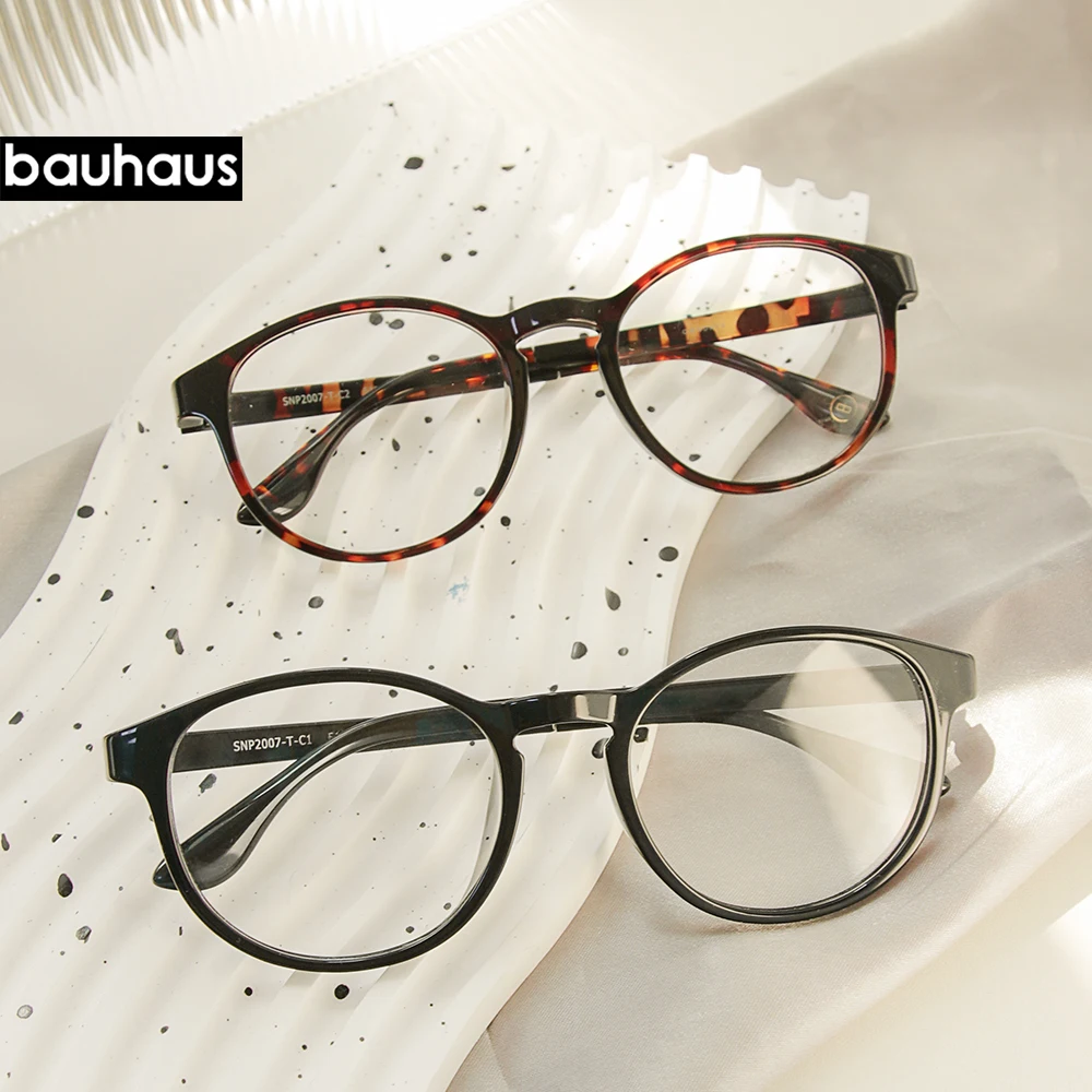 

SNP2007-T Classic Eyeglasses Optical Eyewear Frame Round Spectacles Frames Blocking For Female Male