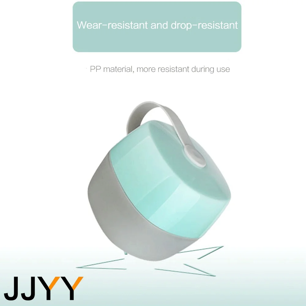 JJYY Pacifier Box Finger Set Teether Storage Pacifier Wide Mouth Portable Pacifier Box Bite Music Play Mouth Box
