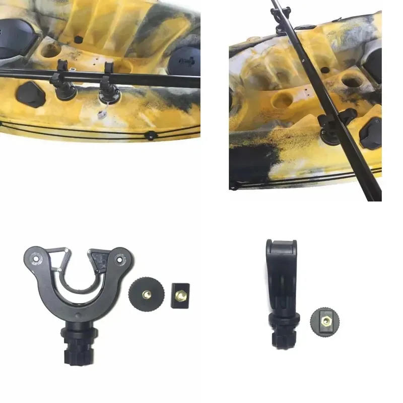 2026 Hot Sale Nylon Polyurethane 2PCS Paddle Stents Fishing Oars Holder Lock