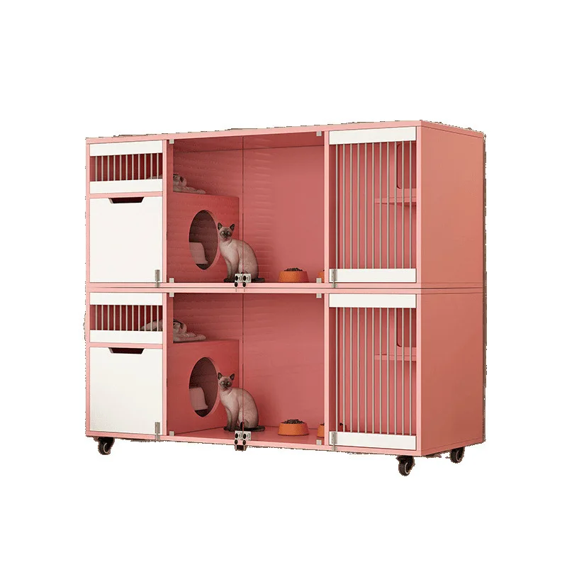 

Solid wood, cat villa, pet cabinet, cage, household, indoor, cat nest
