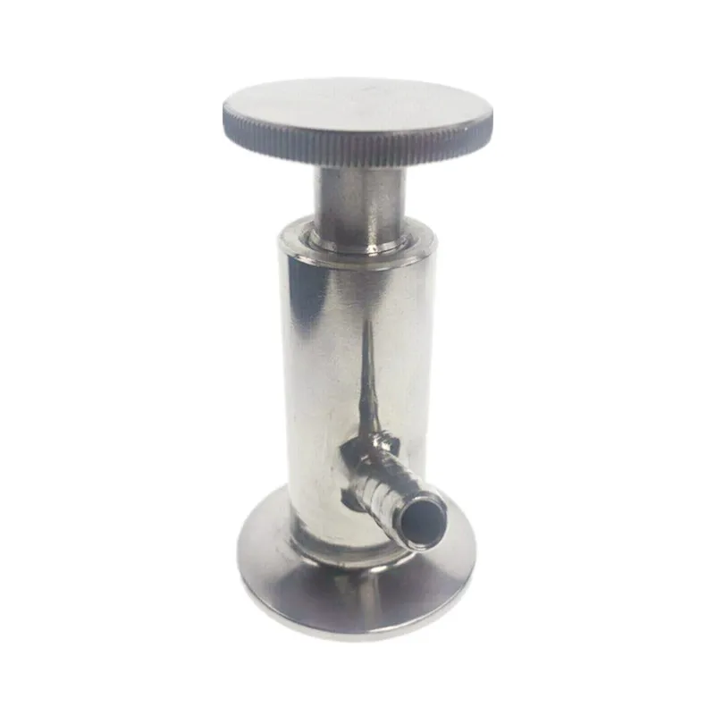 304 Stainless Steel Sanitary Sampling Valve 50.5mm 25.4mm Ferrule OD Fit 1/2\