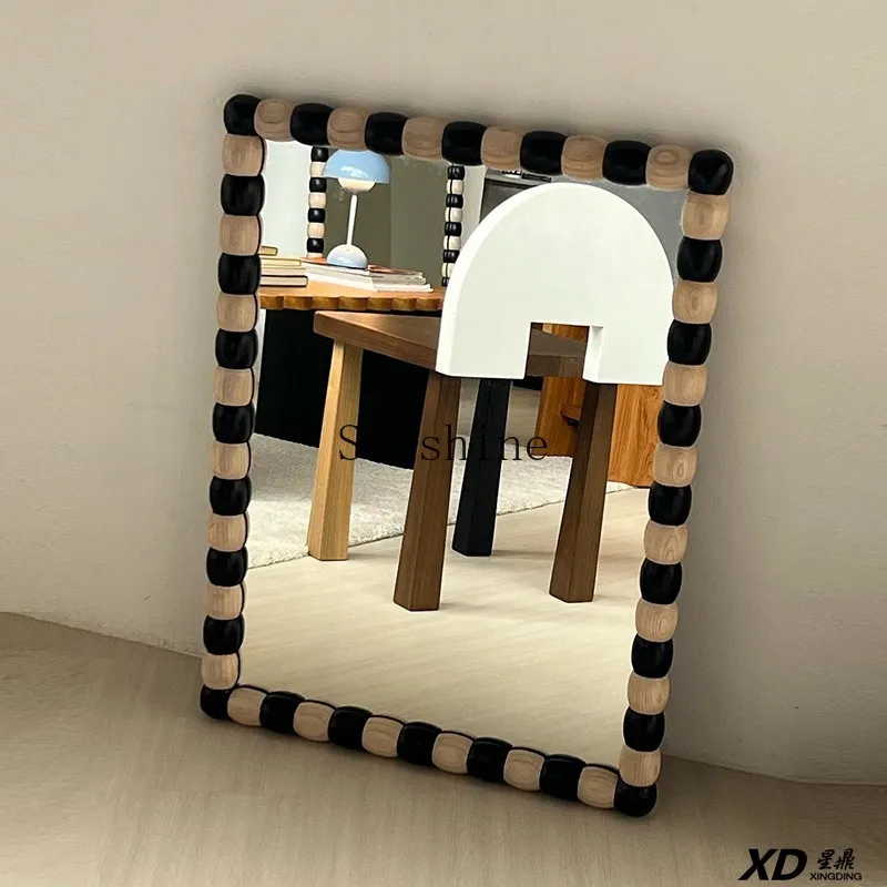 

Home bedroom light luxury senior living room entrance wall decoration mirror