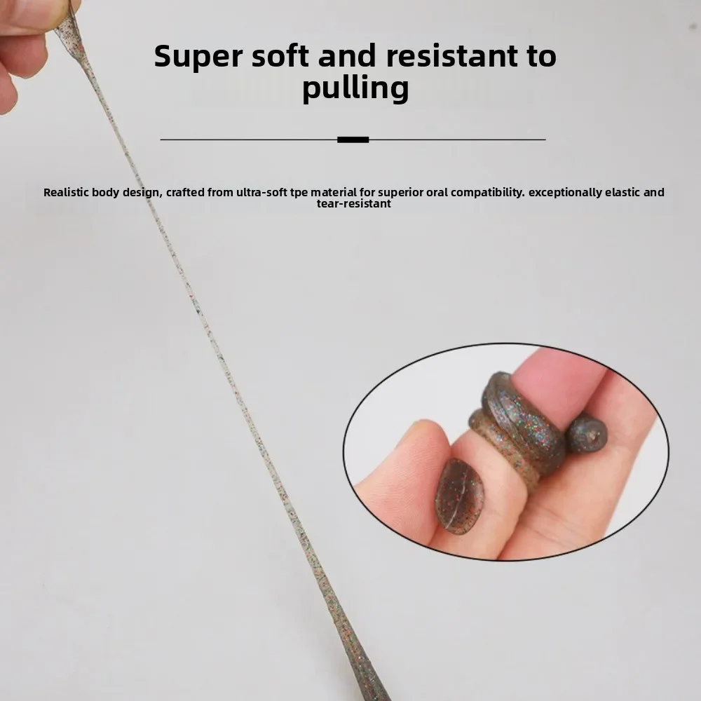 Cebo suave Swimbait silicona cola paleta – Señuelo pesca