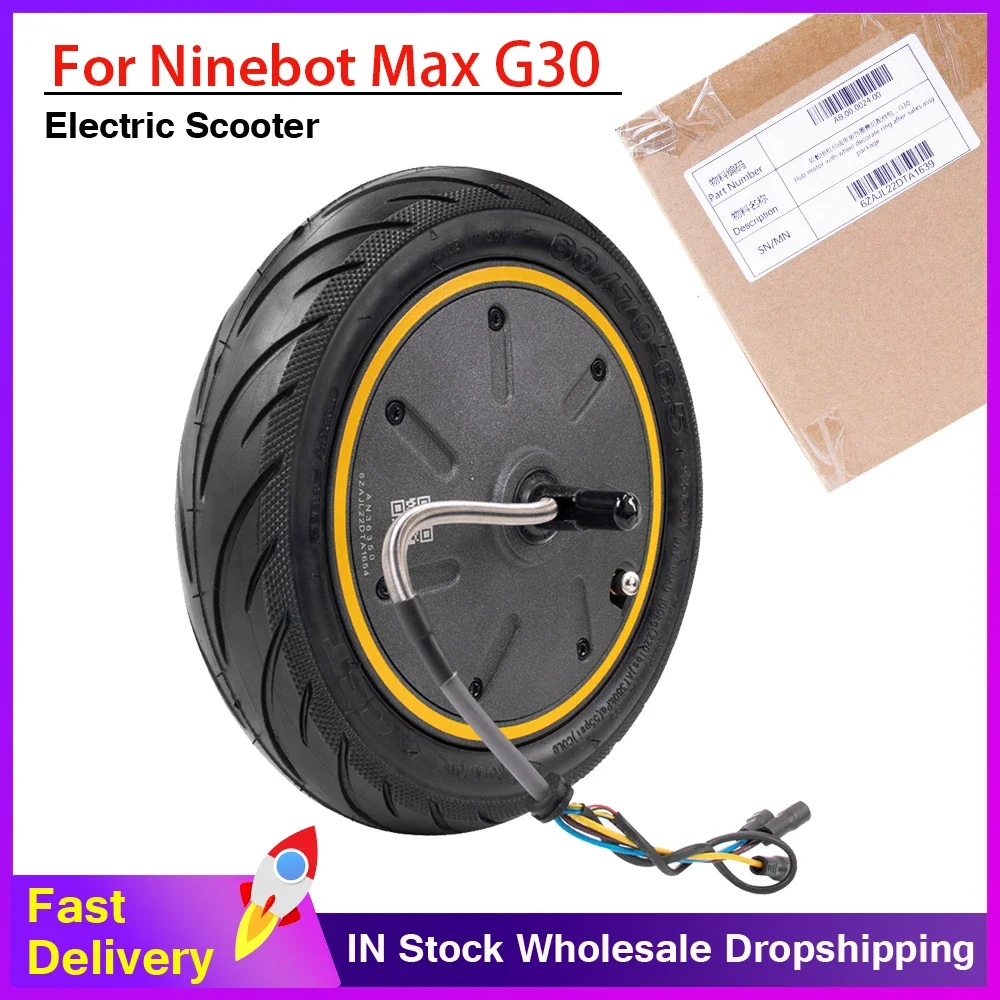 Original 36V 350W Motor Electric Scooter Repair Parts Engine Wheel Hub Motor Tyre Assembly For Segway Ninebot MAX G30 Motors