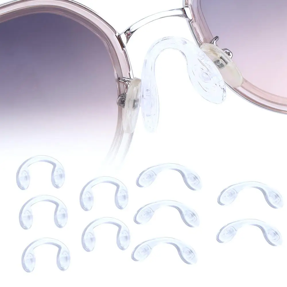 

Comfortable Lightweight For Women Men Children U Shape Transparent Ear Hook Glasses Support Korean Nose Pad Eyeglasses Pads
