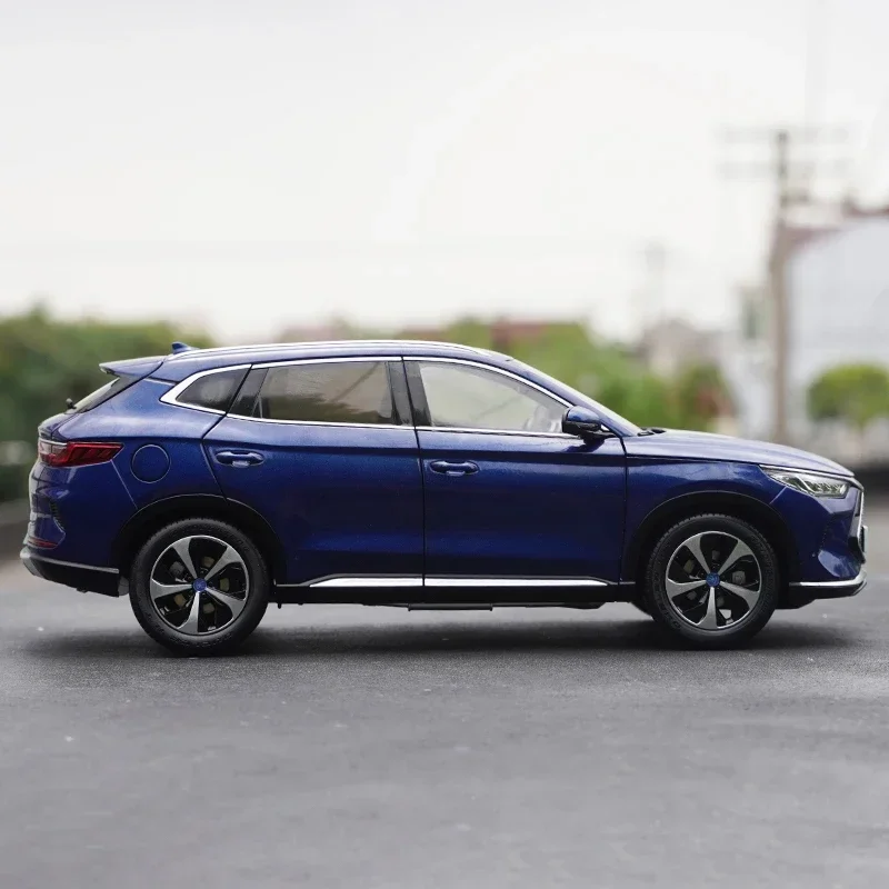 1:18 Scale 2022 BYD PLUS DM-i SUV Simulation Alloy Car Model Diecast Toy Vehicle Ornaments Collection Collectible Toys Cars