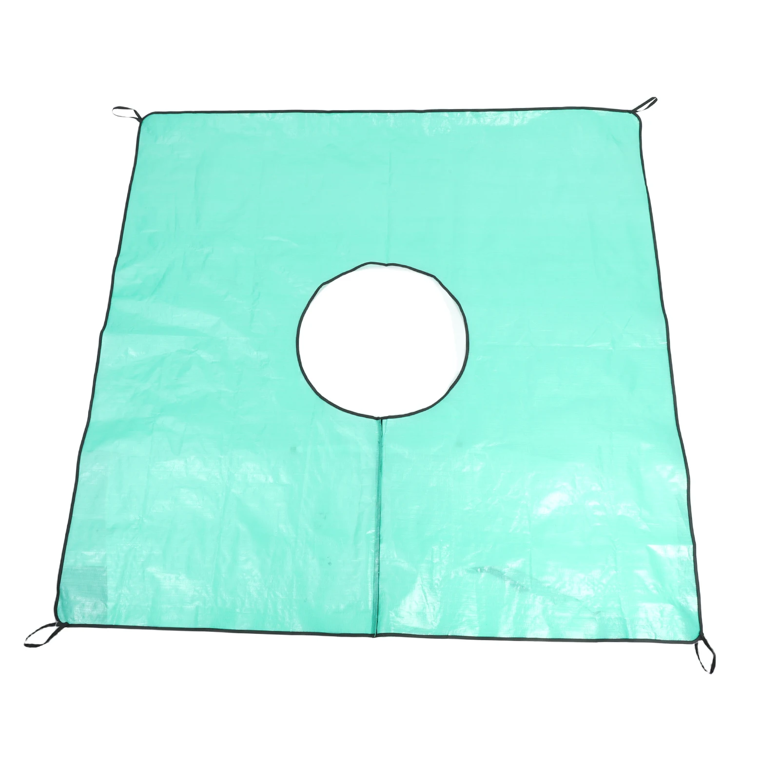 

Waterproof Landscape Tarp 200X200Cm With 60Cm Hole For Shrub Pruning Trimming Garden Work Leaf Cleanup Outdoor Lawn