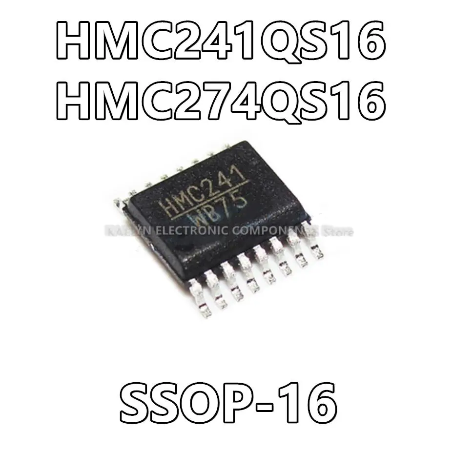 10Pcs/lot HMC241QS16 HMC241 HMC274QS16 HMC274 RF Switch IC General Purpose SP4T  16-QSOP