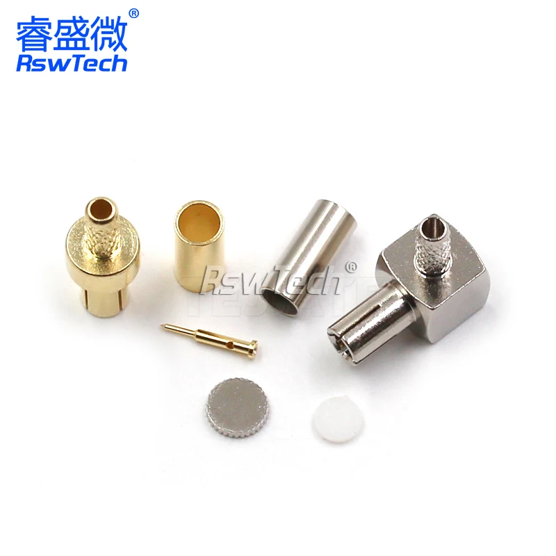 TS9-J/JW/K All Copper Nickelplated Female and Male Plug RF Connector Straight Right Angle