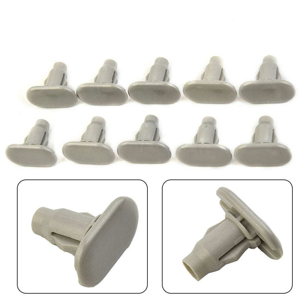 10pcs Car Rocker Moulding Clips For GX470 2003-2004 Rocker-arm Forming Retainers Interior Door Panels Automobiles Accessories