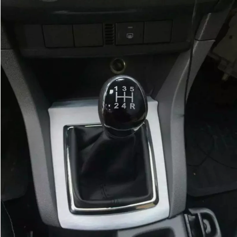 5 Speed Manual Car Gear Shift Knob Shifter Boot Stick Shifter Lever Car Stitching Gear Shifter Knob For Automatic Manual Cars