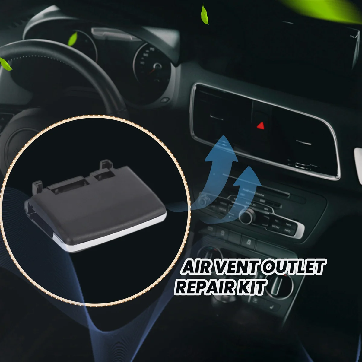 A/C Air Vent Outlet Tab คลิปชุดซ่อมสําหรับ Mercedes-Benz W204 C180 C200 C260