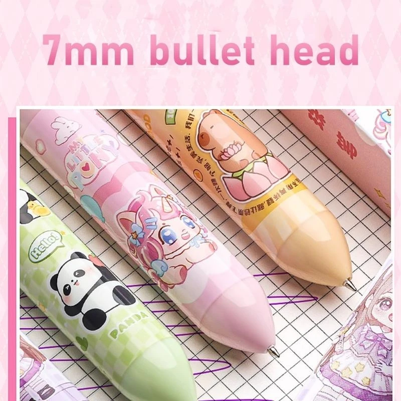 Многоцветная шариковая ручка 10/12 Цвета в одной выдвижной радужной ручке для записи