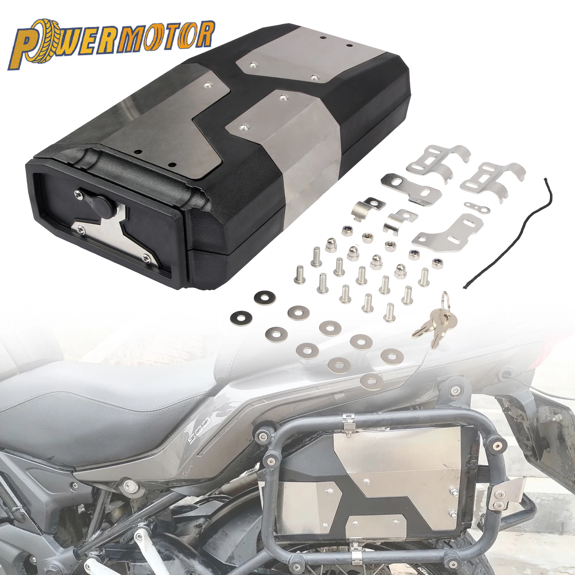 

Motorcycle Decorative Toolbox Aluminum Tool Box Inner Bag For BMW R1250GS LC R1200GS R 1250 F750GS F850GS Adventure 2004-2025