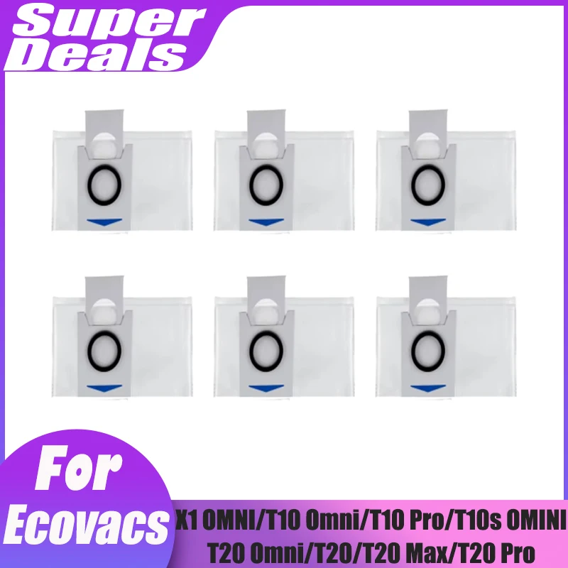 

Dust Bag Kit For ECOVACS DEEBOT X1 OMNI T10 T10s Omni T10 Pro T20 Omni T20 T20 Max Plus T20 Pro Robot Vacuum Cleaner Accessories