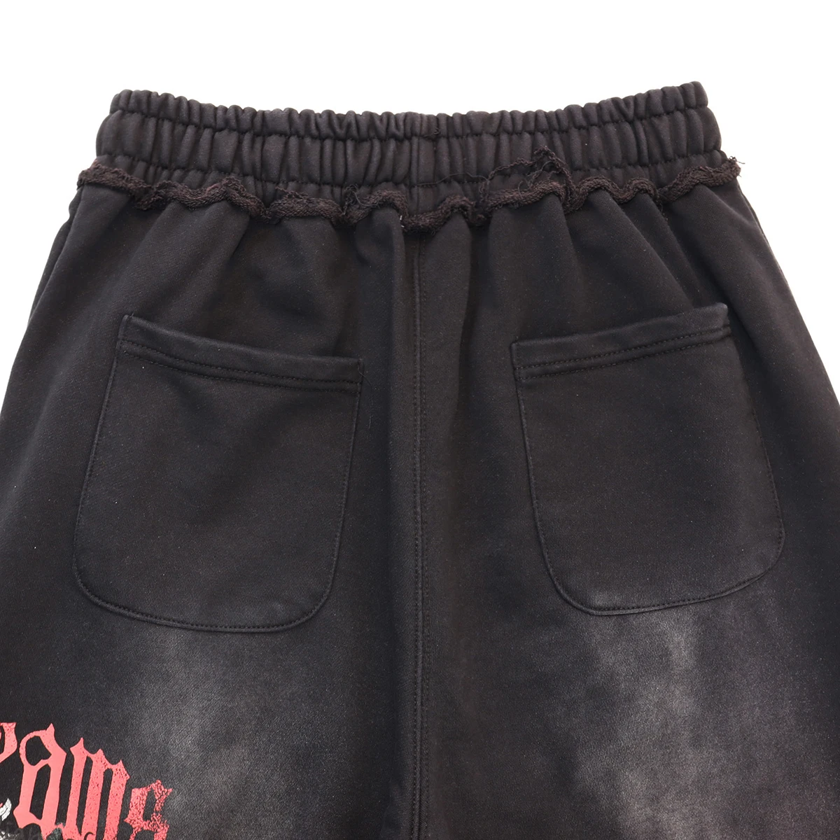 بنطال رياضي للركض برباط مغسول من High Street للرجال والنساء، بنطال تيري فضفاض غير رسمي كبير الحجم