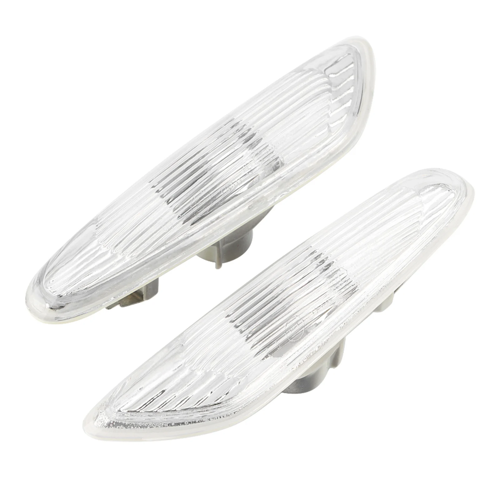 2pcs Side Marker Turn Signal Lights No Bulb for E90 E91 E92 E93 3 Series 2006-2011 (White) Turn Indicator Light
