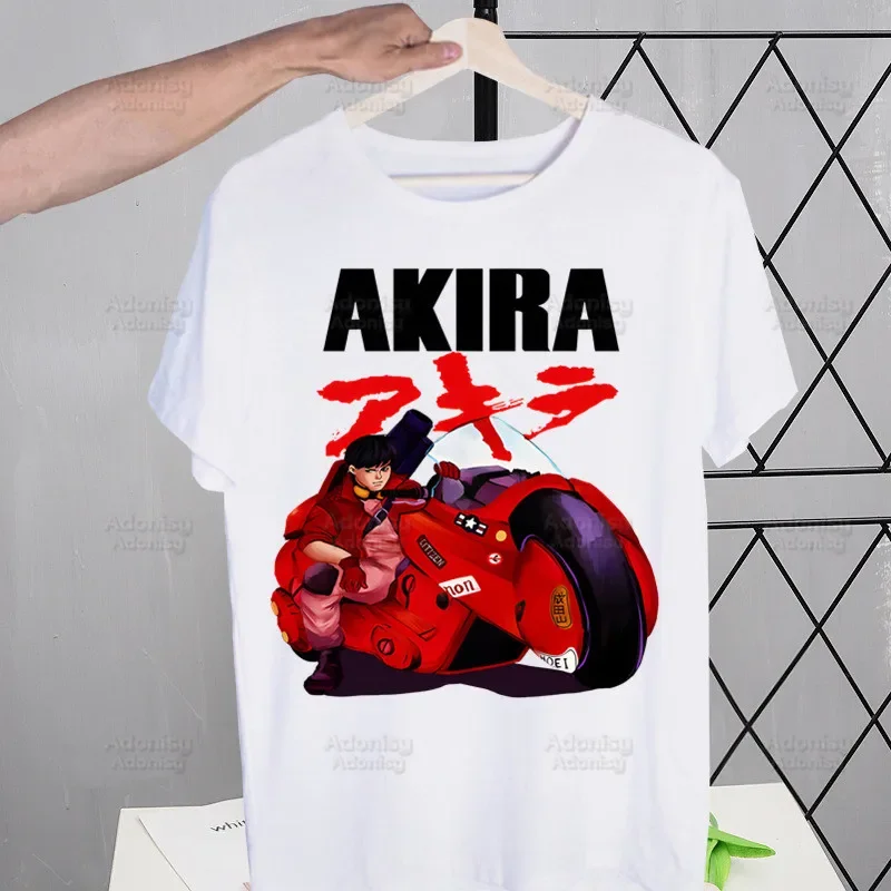 Akira Anime Manga Japanese T Shirt Men Retro Tops Tees Harajuku Neo Tokyo Shotaro Kaneda Tshirt Streetwear Hip Hop T-shirts