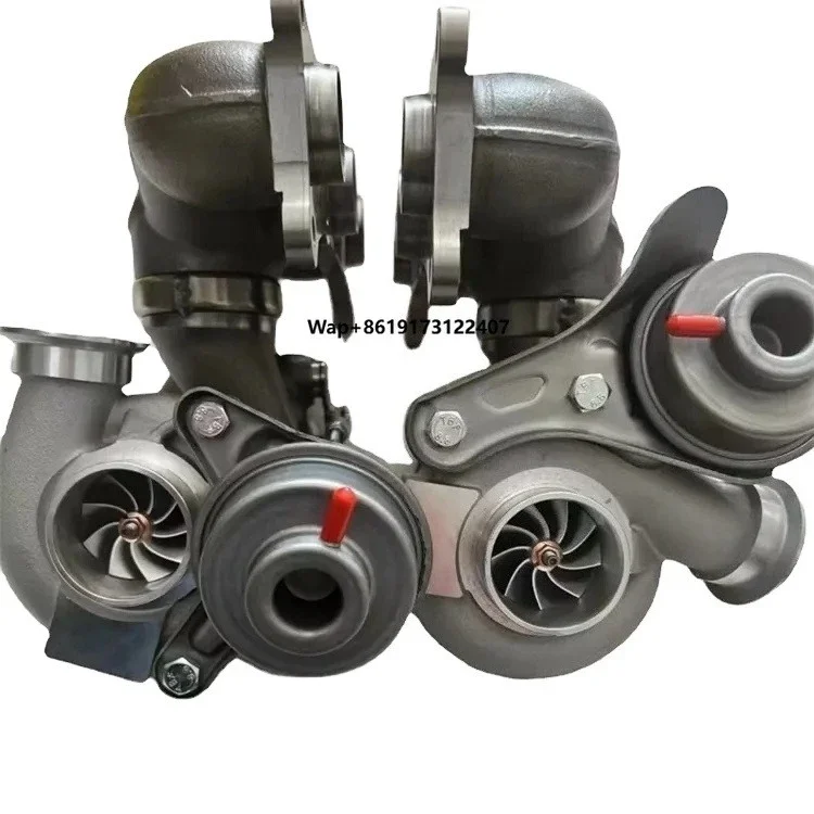 

Flow Billet Twin Turbocharger TD04 17T 19T N54 Turbocharger Charger for 535I 49131-07017 49131-07030