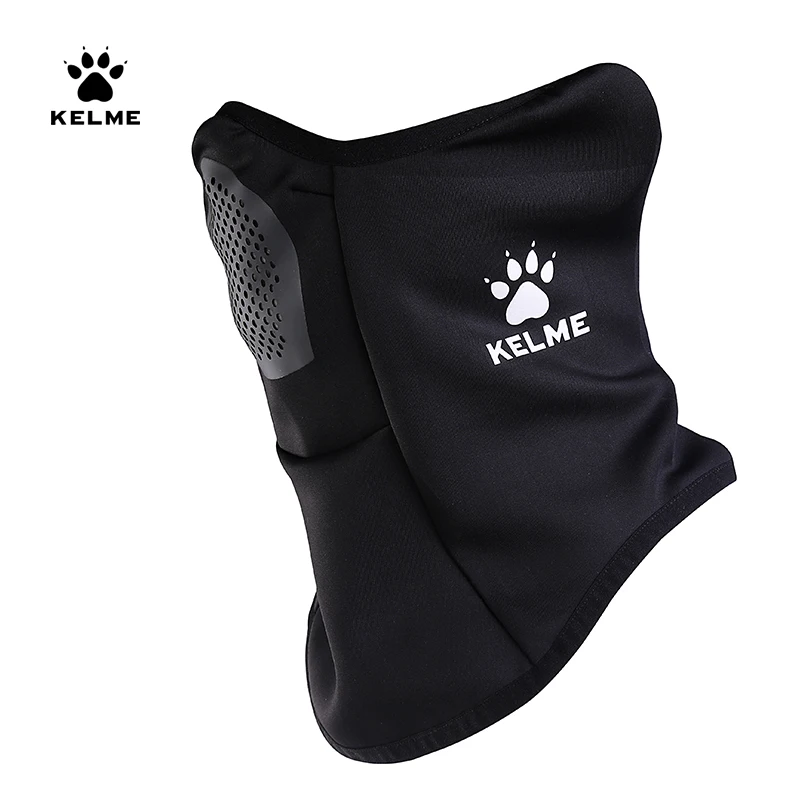 KELME Training Scarf Men\'s Winter Warm Neck Cover Cycling Sports Football Scarf Ear Protection Face Mask 3-in-1