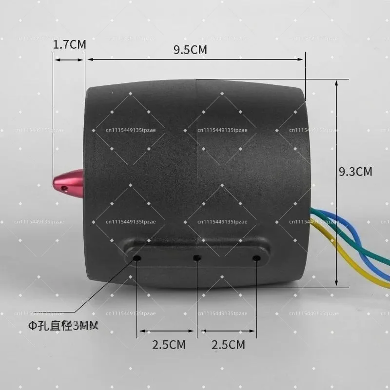 Underwater Submersible Propulsor Freshwater Use For Model Vessel Kayak Submersible Equipment Power Drive Accessory