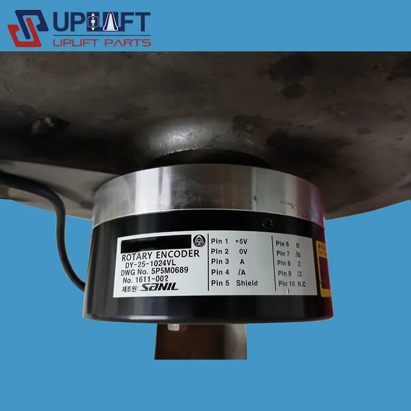 Industrial Elevator Encoder Rotary Encoder DY-25-1024VL with Cable & Bracket Metal Construction