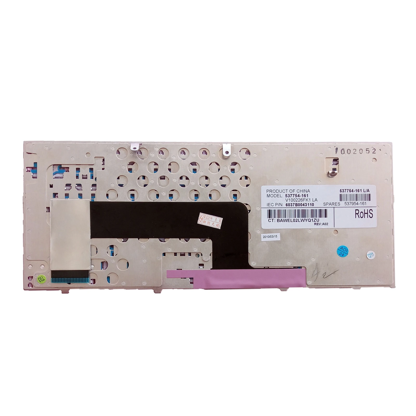 Shen Zhen hot sale new laptop keyboard for  HP Compaq Mini110 Mini 110 110-1000 102 LA Keyboard pink