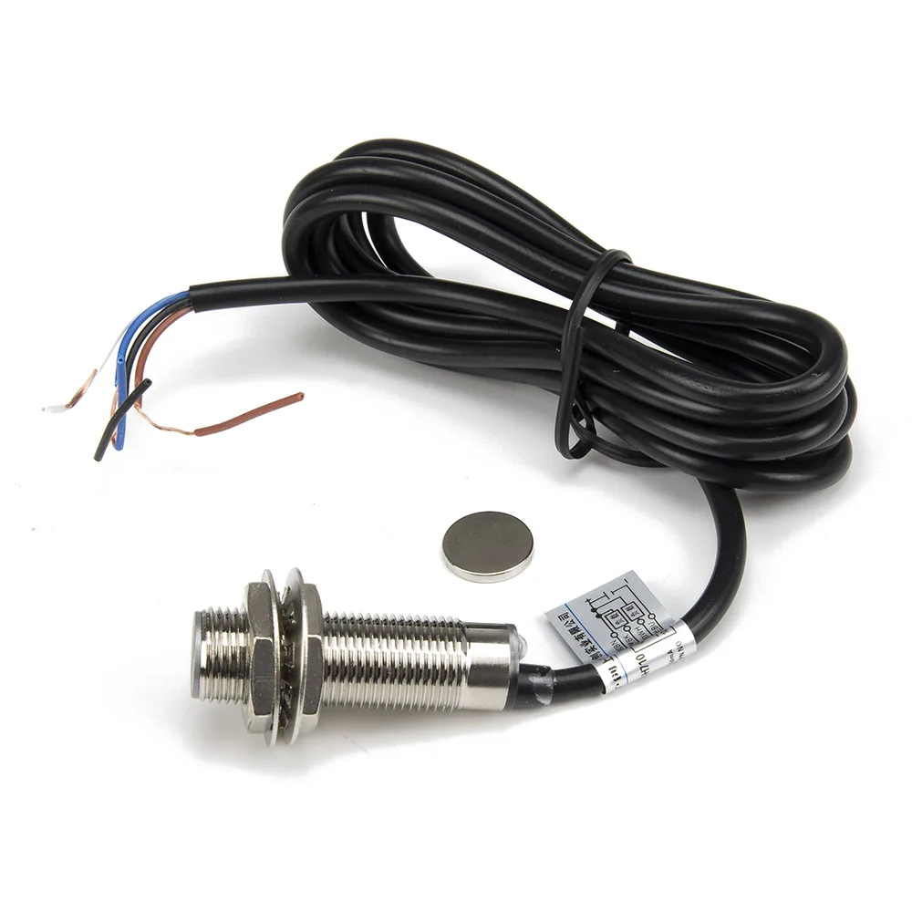 M12x1x38 10mm sensing NPN 2 NO two way hall effect sensor switch for clockwise rotating and anticlockwise rotating