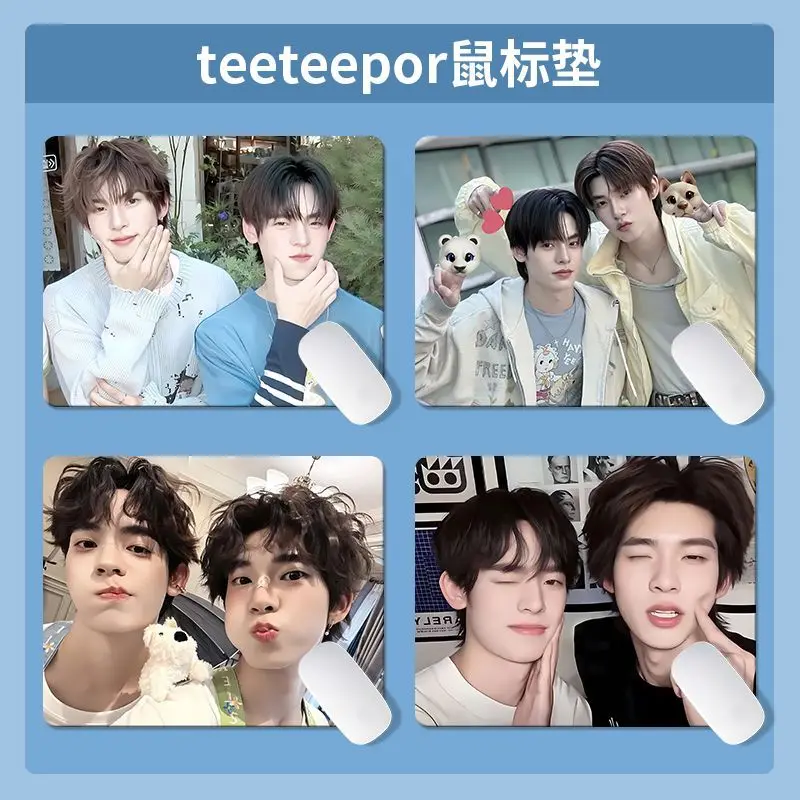 teeteepor Medium Size Mouse Pad Thickened Gaming Office Desk Mat Creative Laptop Computer Non‑Slip Desktop Pad