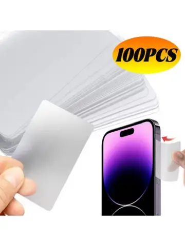 1-100PCS Plastic Card Phone Screen Opener Ultra Thin Flexible Pry Removal Tool Clear Repair Cards for Mobile Tablet LCD Screen