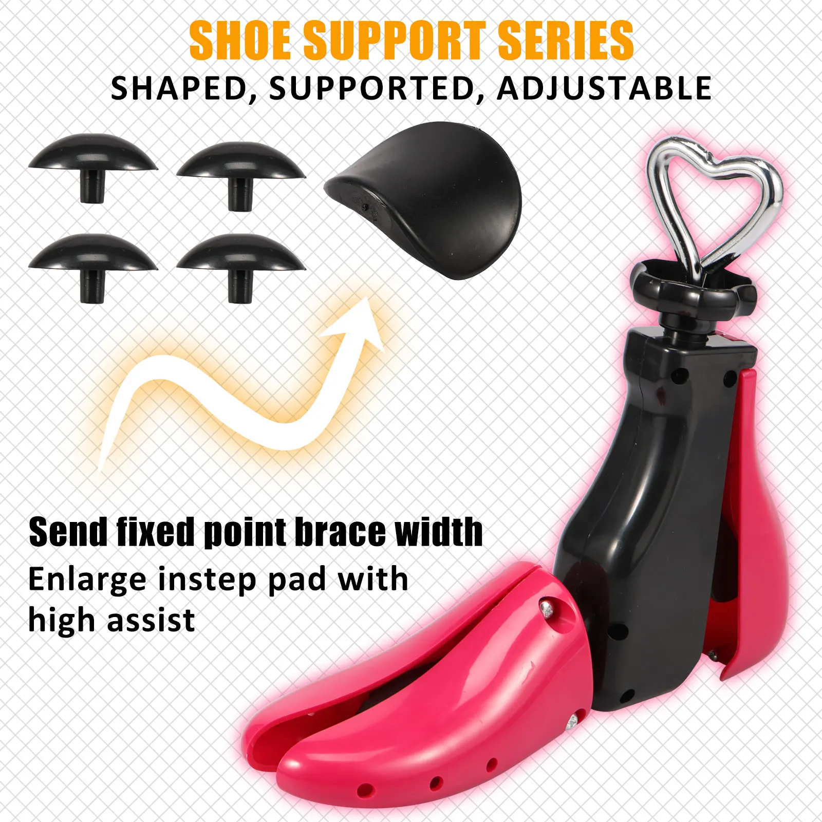1/2Pcs Shoe Stretcher Adjustable Shoe Trees Multifunctional Universal Sneaker Shoe Boot Widener Stretcher for Men and Women