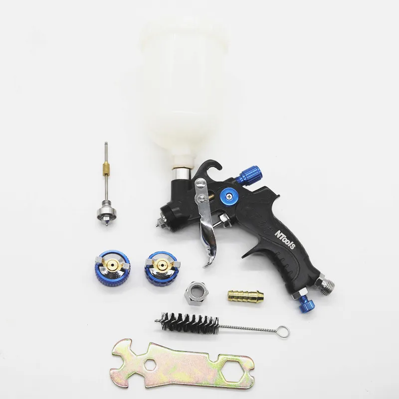 1.0MM Spray Gun and 0.8MM Nozzle Kit 400CC/250CC Tank Air Paint Gun With Paint Mixing Cup And Adapter Mini Spray Gun Airbrush