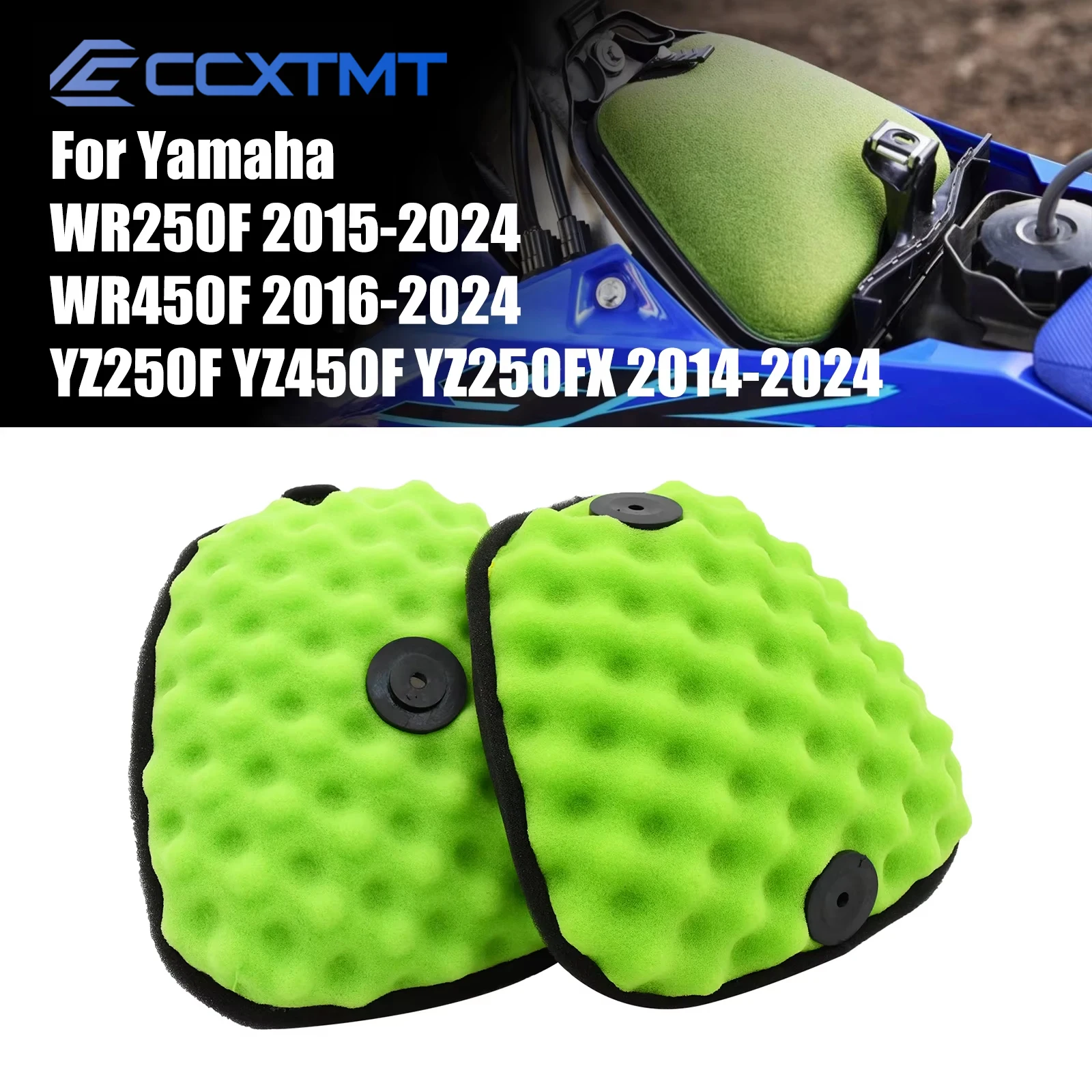 Motorcycle Foam And Sponge Air Filter Core For Yamaha YZ250FX WR250F WR450F YZ250F YZ450F YZ WR 250FX 2014-2024 Universal Parts