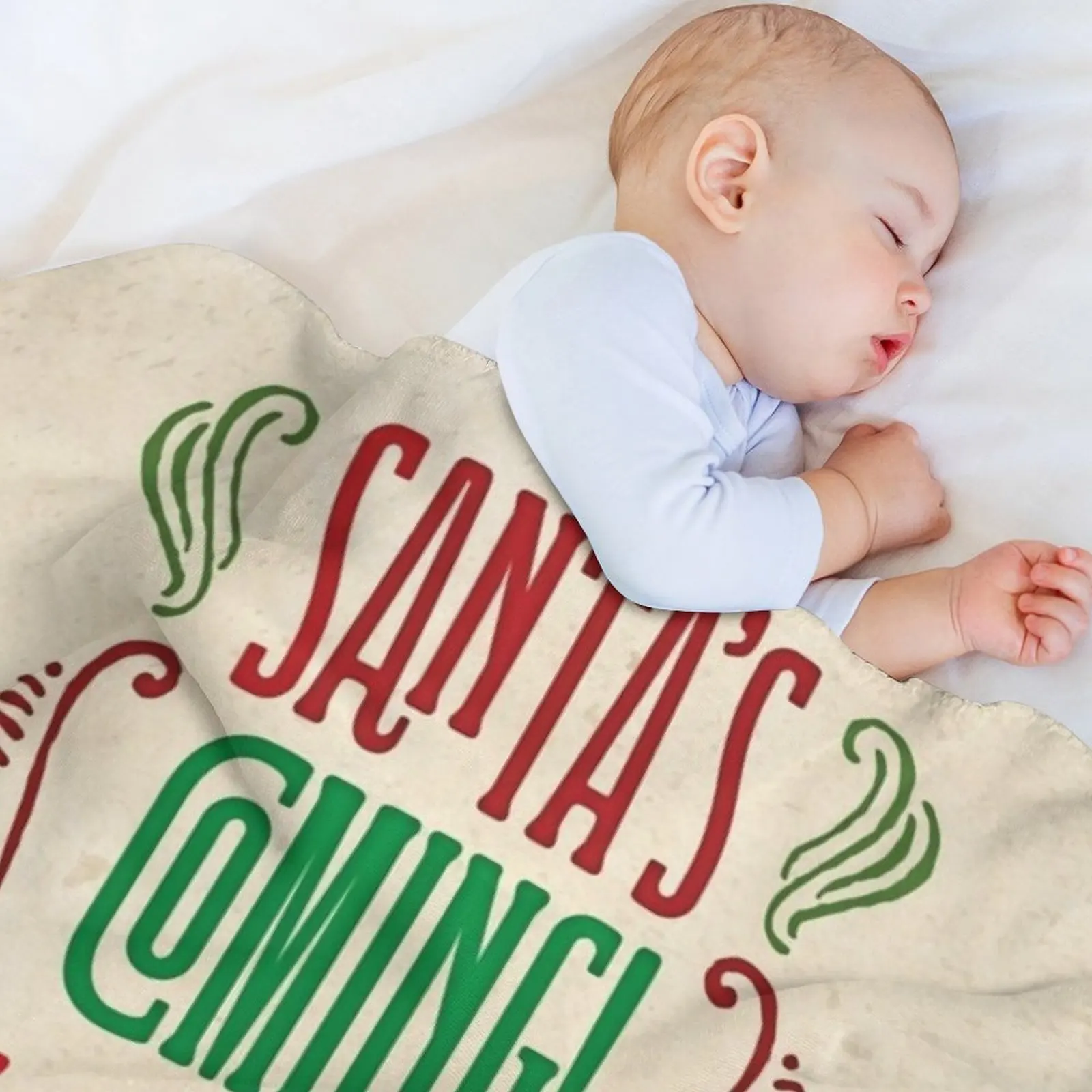 Buddy the Elf! Santa's Coming! I know him! Throw Blanket warm winter Cute Plaid Blankets For Sofas Baby Bed funny gift Blankets 3