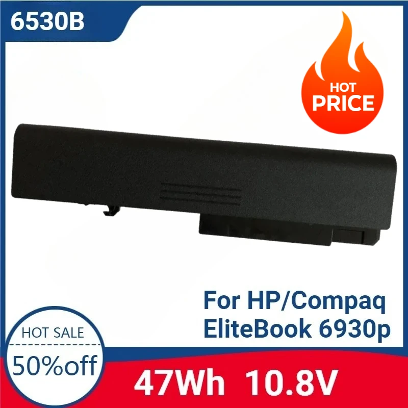 

Аккумулятор для ноутбука 6530B 47 Втч для HP/Compaq EliteBook 6930p 8440P 8440W TD09 TD06XL HSTNN-IB1C HSTNN-I88C-5 HSTNN-IB68