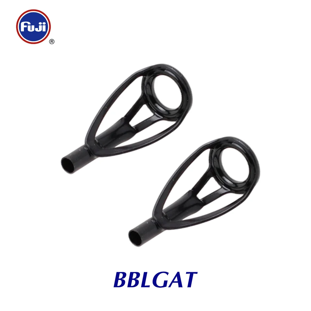 Original Fuji Tip Top Guide 2pcs LG Stainless Steel Frame Alconite Ring for Both Light Spinning and Casting Fishing Rods