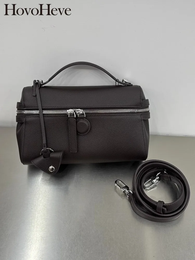 

New Designer Women Cowhide Genuine Leather Flap Small Totes Handbag Zipper Strap Crossbody Bags Elegant Ladies Party Pouch Bag