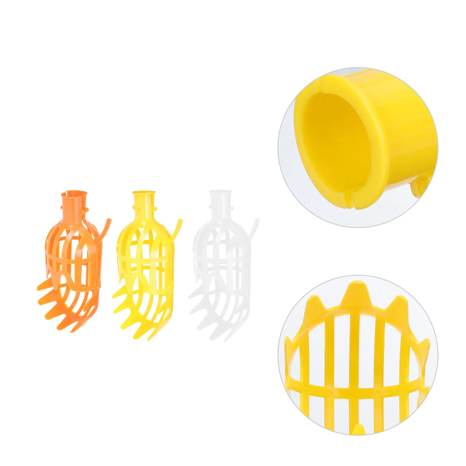 

3pcs Fruit Picker For Harvesting Persimmon Jujube Garden Farm Tool Plastic Orchard Harvester Device Gardening Tool