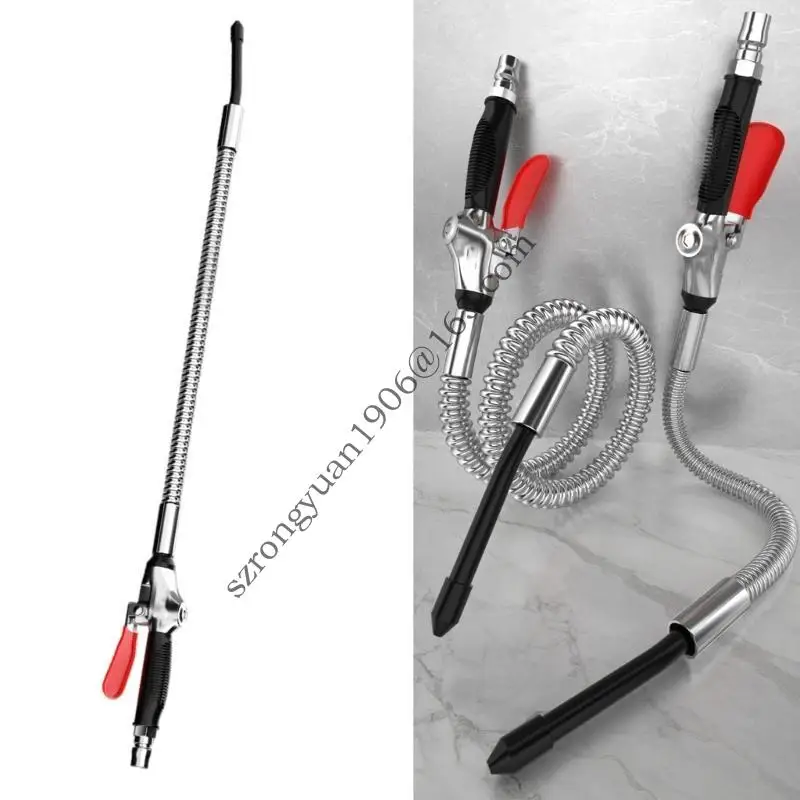 

Heavy Duty Air Blow Nozzle Guns Tool with Extensible Nozzle Pneumatic Compressor Accessory for Multiple Angles Cleaning