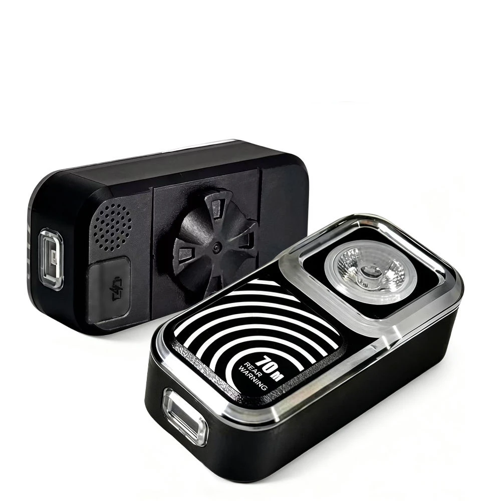 Светодиодный задний фонарь для велосипеда SpoLite RT03 с радарным датчиком обнаружения на расстоянии до 70 м, 6 режимов, водонепроницаемость IP64, для ночной езды