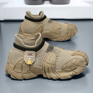 أحذية الثلج العالية للرجال أحذية المشي لمسافات طويلة المدرسة والصيد العلامة التجارية الفاخرة أحذية رياضية عالية الجودة أحذية المشي لمسافات طويلة وحيد دائم أعلى 8 مبيعات فستان وصيفات الشرف الباستيل - No8