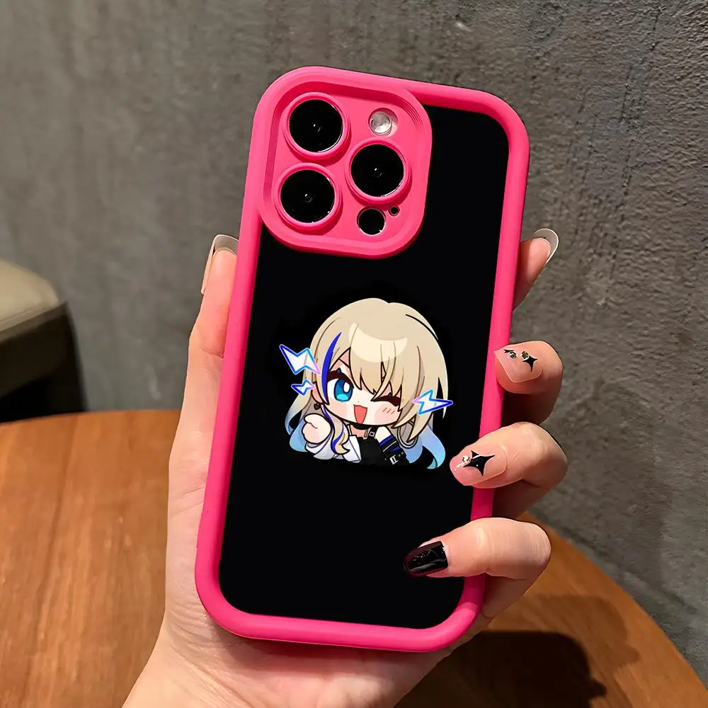 

HSR Serval Thicken TPU Mobile Phone Case for iPhone 17 16 15 14 13 12 11 Air Pro Max Plus Colorful Cover