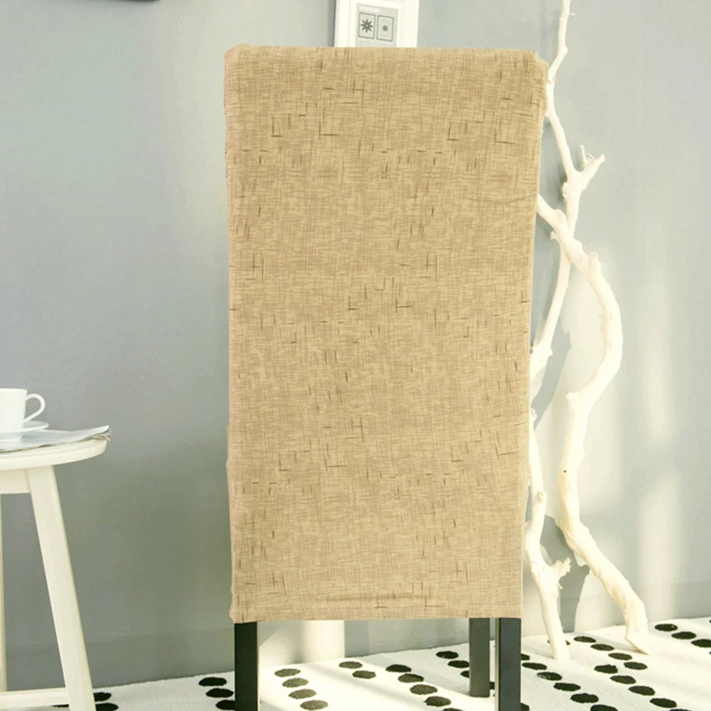 

4Pcs Elastic Chair Cover Stretchy Spandex Polyester Full Protective Case Wrinkle Resistant Waterproof Seat Cover for Wedding