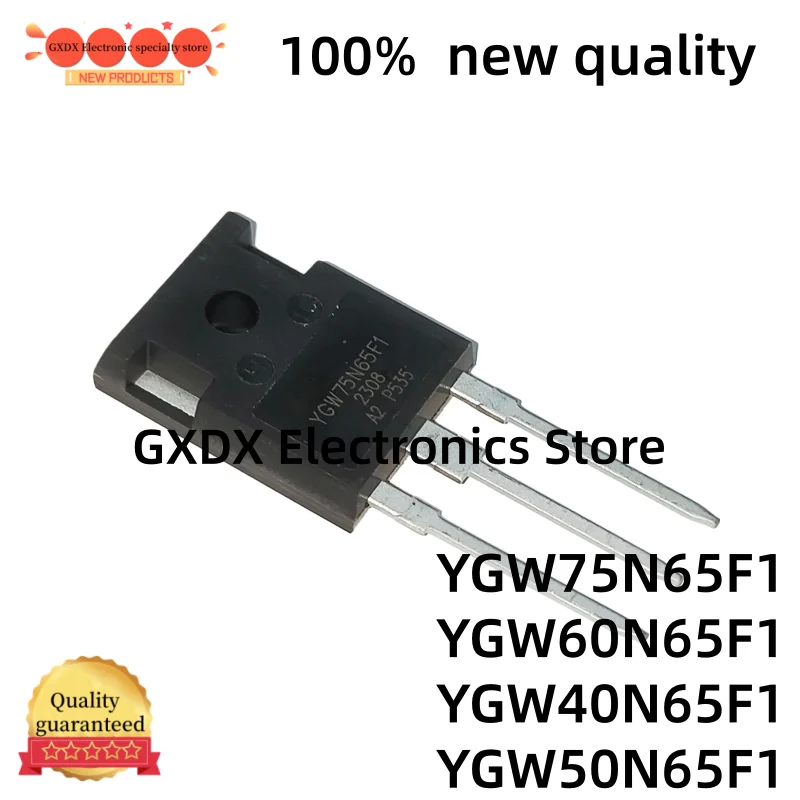 5-10PCS new quality Field effect tube IGBTYGW40N65F1, YGW50N65F1, YGW60N65F1, YGW75N65F1, 40N65, 50N65, 60N65, 75N65 a-247