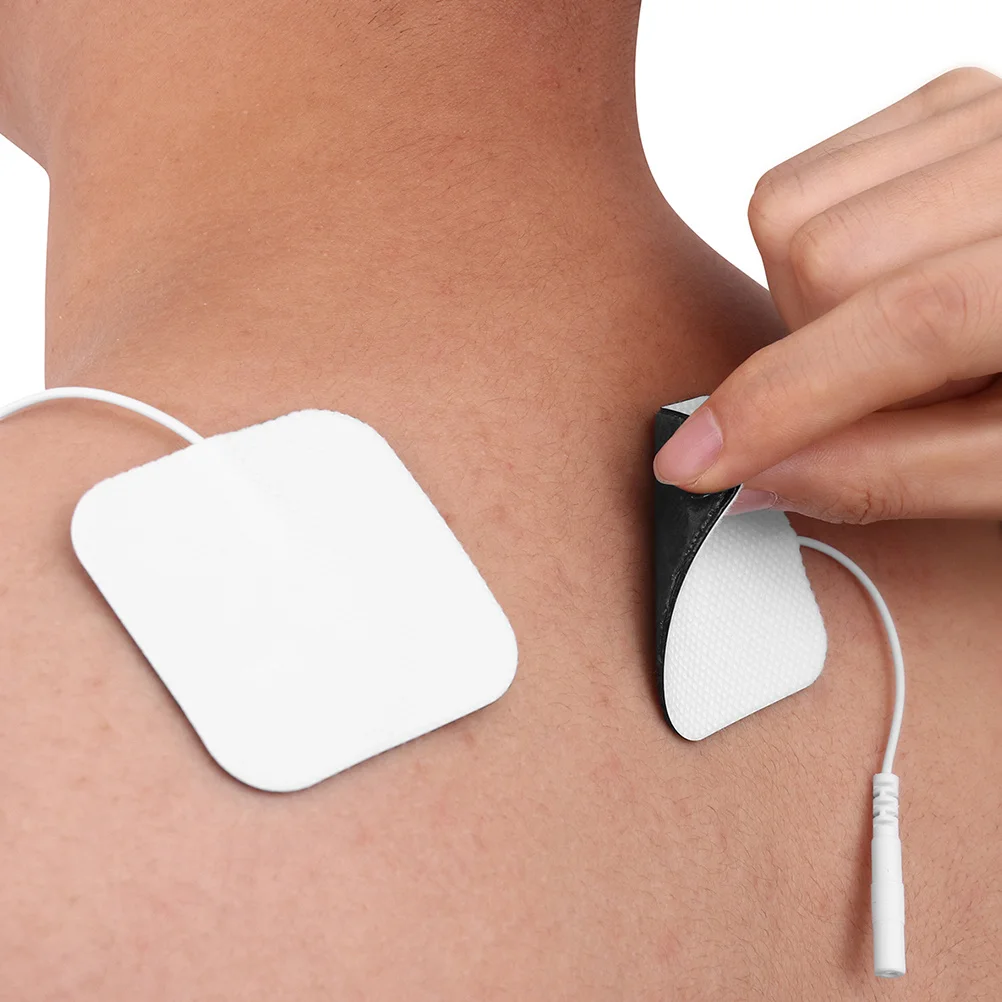 

40pcs Reusable Replacement For Muscle Stimulator Electrotherapy Self-Adhesive Non-Woven Fabric Pads
