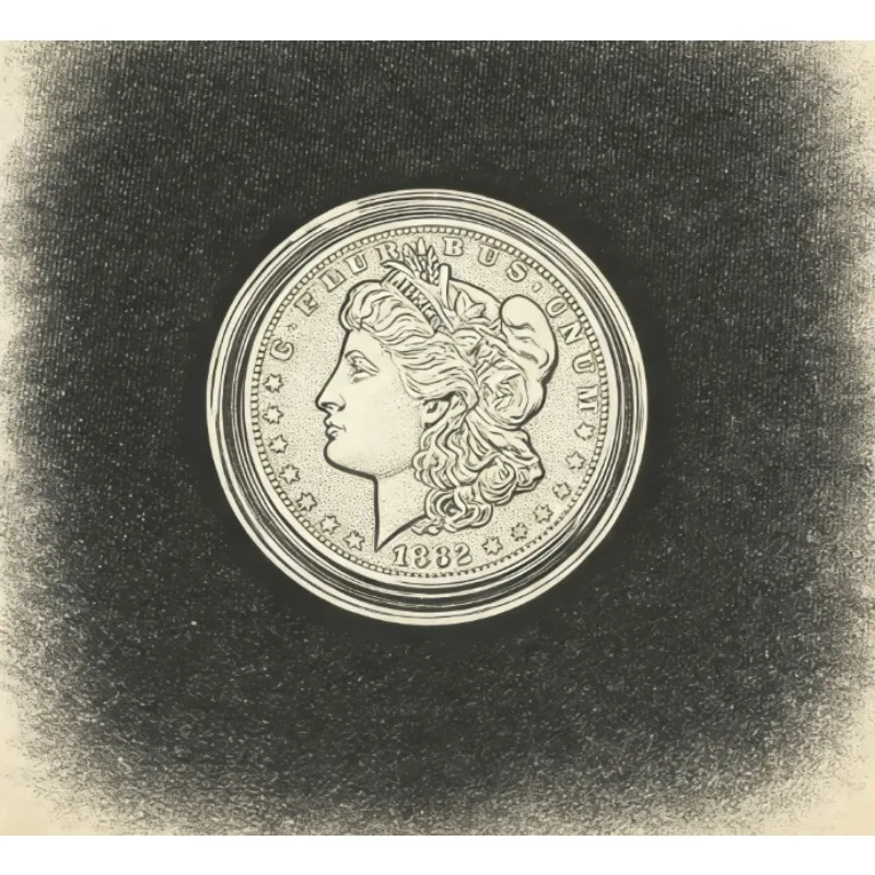 

Расширенный корпус для магической монеты Морган из купроникеля: реплика с серебряным покрытием для фокусов «Голова или Хвост», трюки с магией